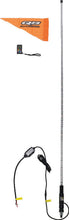 Load image into Gallery viewer, QuadBoss, QuadBoss 6FT Clear Single LED Lighted Whip with Bluetooth Control - Part 609666