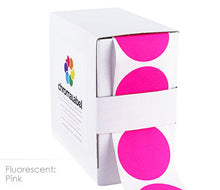 Load image into Gallery viewer, 1-1/2&quot; Permanent Round Color-Code Round Dot Inventory Labels: 500/Box