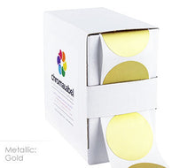 Load image into Gallery viewer, 1-1/2&quot; Permanent Round Color-Code Round Dot Inventory Labels: 500/Box