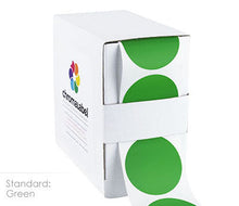 Load image into Gallery viewer, 1-1/2&quot; Permanent Round Color-Code Round Dot Inventory Labels: 500/Box