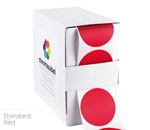 Load image into Gallery viewer, 1-1/2&quot; Permanent Round Color-Code Round Dot Inventory Labels: 500/Box