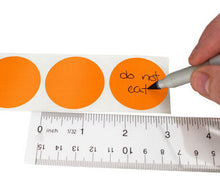 Load image into Gallery viewer, 1-1/2&quot; Removable Color-Code Round Dot Inventory Labels: 500/Roll