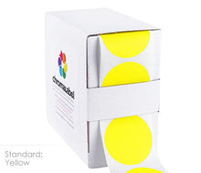 Load image into Gallery viewer, 1-1/2&quot; Permanent Round Color-Code Round Dot Inventory Labels: 500/Box