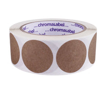 Load image into Gallery viewer, True Kraft Paper Dot Stickers: 500/Roll