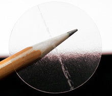 Load image into Gallery viewer, 1-1/2&quot; Crystal Clear Wafer Seals: 1,000/Roll - Pef. &amp; Non-Perf.