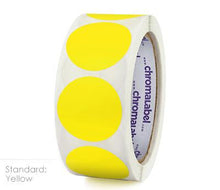 Load image into Gallery viewer, 1-1/2&quot; Removable Color-Code Round Dot Inventory Labels: 500/Roll