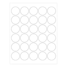 Load image into Gallery viewer, 1-1/2&quot; Printable Round Labels: 750/Pack