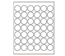 Load image into Gallery viewer, 1-1/4&quot; Printable Round Labels: 1,050/Pack