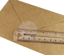 Load image into Gallery viewer, 1-1/2&quot; Crystal Clear Wafer Seals: 5,000/Roll - Pef. &amp; Non-Perf.