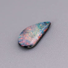 Load image into Gallery viewer, Drop Shape Natural Australian Black Opal Loose Gemstone 0.66ct
