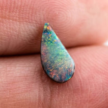 Load image into Gallery viewer, Drop Shape Natural Australian Black Opal Loose Gemstone 0.66ct