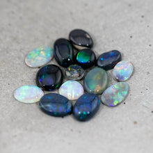 Load image into Gallery viewer, Natural Australian Black Opal Loose Gemstone Group 4.73 ct