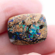 Load image into Gallery viewer, Natural Australian Boulder Opal Loose Gemstone Blue&amp; Green 8.23ct