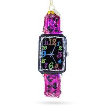 Load image into Gallery viewer, Pink Bracelet Watch Glass Christmas Ornament