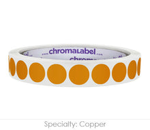 Load image into Gallery viewer, 1/2&quot; Permanent Round, Color-Code Dot Stickers: 1,000/Roll