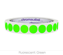 Load image into Gallery viewer, 1/2&quot; Permanent Round, Color-Code Dot Stickers: 1,000/Roll