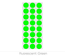 Load image into Gallery viewer, 1/2&quot; Permanent Round, Color-Code Dots: 1,200/Pack