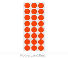 Load image into Gallery viewer, 1/2&quot; Permanent Round, Color-Code Dots: 1,200/Pack