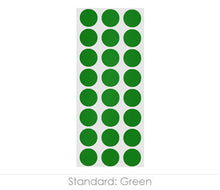Load image into Gallery viewer, 1/2&quot; Permanent Round, Color-Code Dots: 1,200/Pack