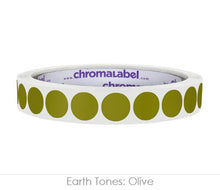 Load image into Gallery viewer, 1/2&quot; Permanent Round, Color-Code Dot Stickers: 1,000/Roll