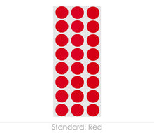 Load image into Gallery viewer, 1/2&quot; Permanent Round, Color-Code Dots: 1,200/Pack
