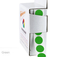 Load image into Gallery viewer, 1/2&quot; Removable Round, Color-Code Dot Stickers: 1,000/Box