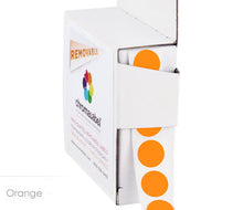 Load image into Gallery viewer, 1/2&quot; Removable Round, Color-Code Dot Stickers: 1,000/Box
