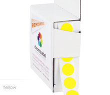 Load image into Gallery viewer, 1/2&quot; Removable Round, Color-Code Dot Stickers: 1,000/Box