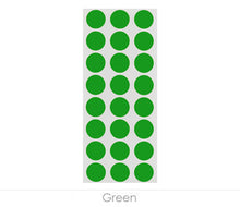 Load image into Gallery viewer, 1/2&quot; Removable Round, Color-Code Dots: 1,200/Pack