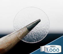 Load image into Gallery viewer, 1/2&quot; Crystal Clear Dot Stickers: 1,000/Roll