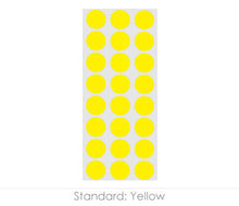 Load image into Gallery viewer, 1/2&quot; Permanent Round, Color-Code Dots: 1,200/Pack