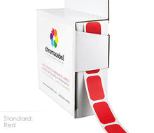 Load image into Gallery viewer, 1/2&quot; x 3/4&quot; Color-Code Rectangular Inventory Labels: 500/Box