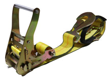 Load image into Gallery viewer, 2" x 8 Ft Axle Wrap Auto Tie Down Ratchet Straps w/ Snap Hooks YELLOW | 4 PACK