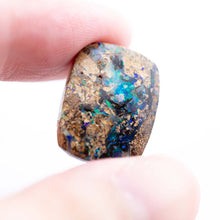 Load image into Gallery viewer, Natural Australian Boulder Opal Loose Gemstone Blue&amp; Green 8.23ct