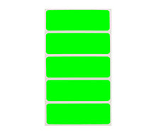 Load image into Gallery viewer, 1&quot; x 3&quot; Rectangular Inventory Label Kit (Fluorescent): 150/Pack