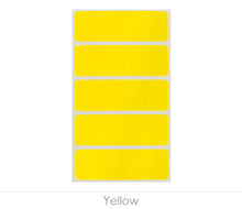 Load image into Gallery viewer, 1&quot; x 3&quot; Removable Color-Code Rectangle Label Variety Kit (Primary Colors): 150/Pack