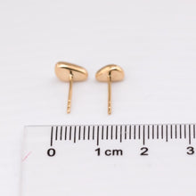 Load image into Gallery viewer, Minimalist Free Shaped Australian Doublet Opal Stud Earrings 18K Yellow Gold