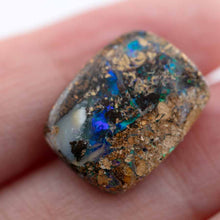 Load image into Gallery viewer, Natural Australian Boulder Opal Loose Gemstone Blue&amp; Green 8.23ct