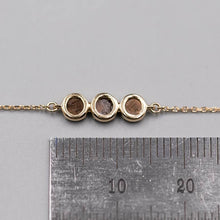 Load image into Gallery viewer, Minimalist Doublet Opal Charm Bracelet 18K Yellow Gold
