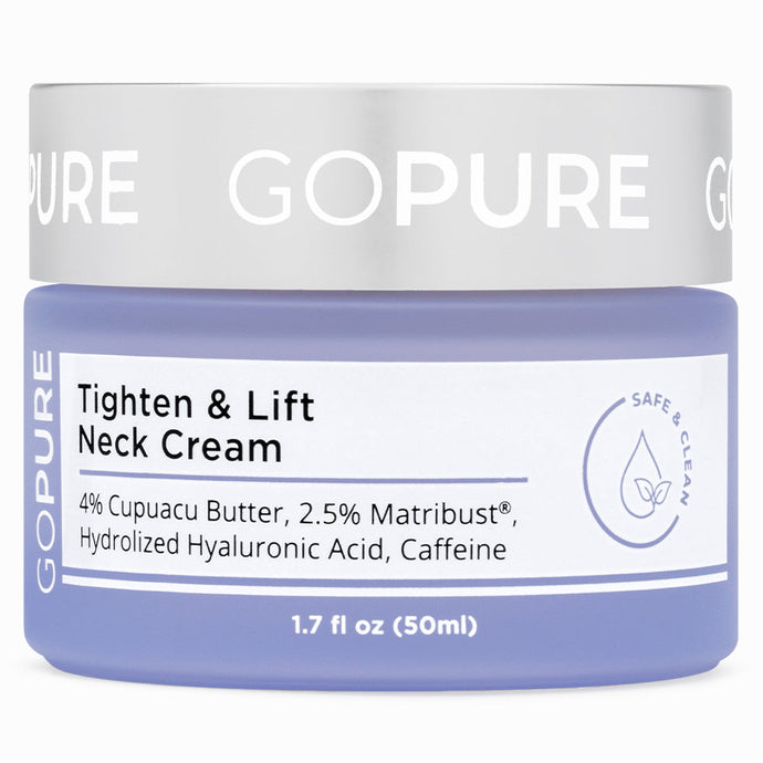 GOPURE Neck Cream - Tighten & Lift Firming Neck Cream for Crepey Skin