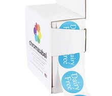 Load image into Gallery viewer, 1&quot; Imprinted Food Dots: 500/Box