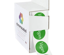 Load image into Gallery viewer, 1&quot; Imprinted Food Dots: 500/Box