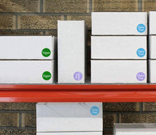 Load image into Gallery viewer, 1&quot; Imprinted Food Dots: 500/Box