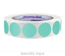 Load image into Gallery viewer, 1&quot; Permanent Round, Color-Code Dots: 1,000/Roll