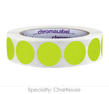 Load image into Gallery viewer, 1&quot; Permanent Round, Color-Code Dots: 1,000/Roll