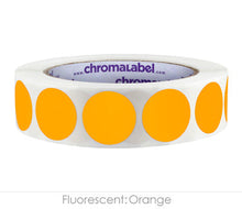 Load image into Gallery viewer, 1&quot; Permanent Round, Color-Code Dots: 1,000/Roll