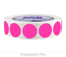 Load image into Gallery viewer, 1&quot; Permanent Round, Color-Code Dots: 1,000/Roll