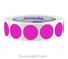 Load image into Gallery viewer, 1&quot; Permanent Round, Color-Code Dots: 1,000/Roll