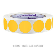 Load image into Gallery viewer, 1&quot; Permanent Round, Color-Code Dots: 1,000/Roll