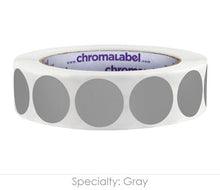 Load image into Gallery viewer, 1&quot; Permanent Round, Color-Code Dots: 1,000/Roll
